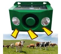 Allarme sensore di movimento Allarme rilevatore di movimento solare con 2 faretti e ampio suono Sensore regolabile volume infrarosso impermeabile esterno