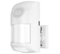 Allarme sensore di movimento interno con sirena, per allarme sonoro e luminoso Tuya, rilevatore a infrarossi senza fili, sensore di allarme di movimento PIR, per casa/garage/furgone/capannone/negozio