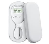 Allarme senza fili per bagnarsi sul letto, allarme wireless con ricevitore e trasmettitore a clip, indicatore di temperatura e umidità, ricarica USB per bambini vasino per la cura degli anziani