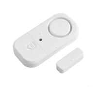 Allarme senza fili per porte e finestre, con forte sirena da 125 dB, sensore di ingresso wireless a batteria, per la protezione della casa (bianco)