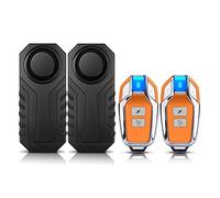 Allarme Sicurezza Casa, Allarme for bicicletta impermeabile Moto Veicolo elettrico Sicurezza for bici antifurto Rilevatore di vibrazioni con telecomando(1 Set Alarm Horn-A-01)