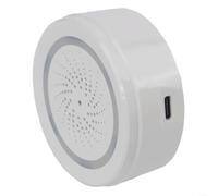 Allarme sirena intelligente con suono e luce, sicurezza wireless 100dB per sistema Tuya Smart Home, 8 toni personalizzabili, telecomando app senza hub, ideale per appartamenti domestici