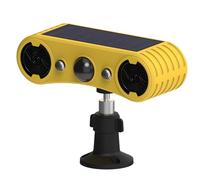 Allarme solare di rilevazione del movimento, dispositivo di sicurezza esterno impermeabile con 13 suoni di allarme, luci a doppio LED, monitoraggio 24/7, configurazione wireless