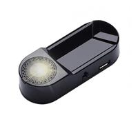 Allarme solare per auto - Spia di sicurezza simulata, falsa | Luce lampeggiante sul cruscotto | Design a ricarica solare con autonomia estesa della batteria per l'aspetto e la decorazione