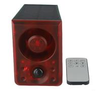 Allarme solare per esterni con sensore di movimento a infrarossi che rileva luce e suono