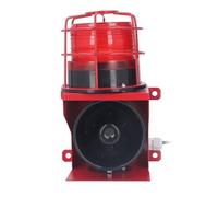 Allarme sonoro industriale, luce, sirena, 115 dB, corno, montaggio a parete (DC24V)