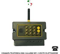ALLARME TELEFONICO INCENDIO FURTO APRICANC GSM 2 CANALI 2 ATTIVAZIONI CONFERMATE
