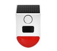Allarme WiFi con luce sonora, per casa intelligente Tuya, alimentato a energia solare per esterni con rilevamento di movimento, sistema di sicurezza con sensore a infrarossi umani