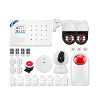 Allarmi di sicurezza for di allarme domestico W184 4G Allarme con sensore di movimento for tende intelligenti Tuya per Ville e Magazzini(KIT 1)
