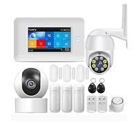 Allarmi Di Sicurezza Intelligenti For La Casa Allarme Domestico Wireless APP Controllo Remoto Supporto Sirena Wireless Esterna,Controllo completo dell'allarme