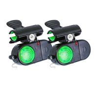 Allarmi Morso per Canna da - 2 Pezzi Allarme Elettronico con Luce LED e Suono | Clip Sensibile per Canna da Notturna | Allarme Indicatore perr Pessca in Mare e Acqua |