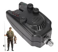 Allarmi per bastoncini - Campane per canne da pesca | Allarme per pesci wireless portatile con LED | Sound visivo Allarme Deliverazioni impermeabili per pesce per Carp -Novine Soul