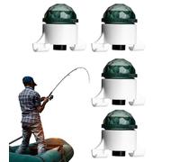 Allarmi per puntura di pesce per canne da - Confezione di 4 allarmi per sensibili | Luci portatili per notturna, attrezzatura da essenziale per la notturna in tutte le