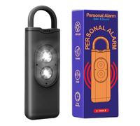 Allarmi personali per donne | Impermeabile 135dB Dispositivo di sicurezza - Allarme portachiavi autodifesa con luce di allerta | per donne, amici e