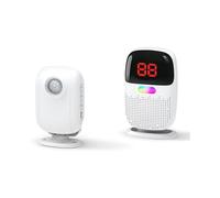Allarmi Wireless per Letto Pazienti Anziani Affetti Demenza, 1 Cercapersone con Sensore Movimento A Clip per L'Assistente, Portata 300 Metri, Nessun
