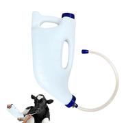 Allattatore Per Latte Per Vitelli - Dispenser Per Tubi Per Allattamento Da 4 Litri, Di Alimentazione Con Ciuccio Per Biberon Verticale Per Bestiame | Strumento Per L'integrazione Nutrizionale