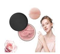 Allaura Beauty, cipria fissante rosa Allaura Beauty, cipria sfocata per sfumature, polvere sfocata di Allaura, Allaura Beauty, cipria rosa per tutte le tonalità della pelle (08#, taglia unica)