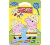 All'avventura di Peppa. Activity book. Peppa Pig. Con adesivi. Ediz. a colori