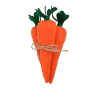 Allayu 3 pezzi di verdure primaverili per la casa e la cucina, in tessuto non tessuto resistente, facili da riporre, 19x5 cm, carote pasquali, ecc.