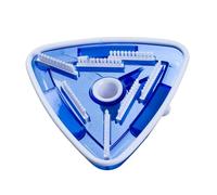 Allayu Aspirapolvere per Piscine ponderato con Pulizia Rapida ed efficiente per vasche idromassaggio, stagni e fontane in Piscine interrate. Testa Triangolare in Vinile per