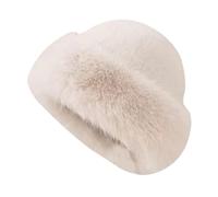 Allayu Cappello invernale da pescatore, cappello a secchiello, che garantisce comfort nelle giornate fredde, per attività all'aperto e per l'inverno quotidiano, da cosacco in, Colore cammello