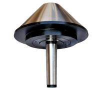 Allayu Centro Girevole per Vivo per tornio, Punta sferica da 75 Gradi, Versatile, Resistente, in Acciaio con Guarnizione Antipolvere e Impermeabile, Centro Girevole di precisione da 75 Gradi