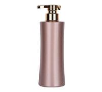 Allayu Contenitore per dispenser di lozione da bagno adatto per accessori da bagno Pompa per dispenser di sapone liquido Semplifica l'igiene Contenitore per di lozione da, Rosa, 25.5x7.8 cm
