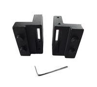 Allayu Il binario a cuneo per porta scorrevole del fienile assicura che le porte rimangano chiuse o completamente aperte. Resistente e facile da usare.