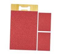 Allayu Lima per unghie per cani Method con tampone antigraffio, testata per l'efficacia, strumento per tagliare le unghie per cani di varie razze, lima in legno, tiragraffi per per, Rosso, 40x22cm