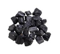 Allayu Pietra Grezza di tormalina Nera Naturale di Forma Irregolare, Decorazione per la casa, Confezione Regalo da 100 g, Pietra Grezza tormalina Nera Naturale da 100 g, Decorazione per la casa,