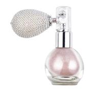Allayu Shimmer Sparkle Highlighter Powder Spray High Gloss Glow Spray Effortless Brighten Look Elegante Enhancement Everyday Highlighter Powder Glitter High Gloss, Rosa nudo, 7.5x6.9x3.9 cm