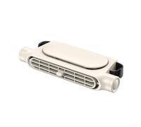 Allayu Ventilatore per auto Per unico con tre opzioni di velocità Raffreddamento del sedile posteriore con cavo USB per tutti i tipi di veicoli Circolatore d'aria elettrico, Bianco, 17.5x7.5x3.4 cm