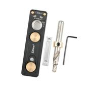 Allayu Versatile ausilio per la punzonatura di profili in alluminio con fori dritti con limite regolabile, trapano manuale, mobiletto e strumento di localizzazione dei punzoni, localizzatore punzoni,