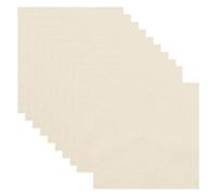 Allazone 10 Pz Tufting Cloth, Tessuto per Cucito, Punch Needle Tessuto, Panno per Tufting, Tessuto per Cucito in Cotone Panno per Monaco per Aghi per Tappeti e Aghi per Punch, 32 x 32 cm