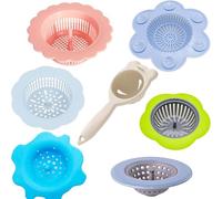 Allazone 7 Pz Strainer Cucina en Silicone Plastica Kit di Strumenti di Pittura Set da Disegno per Pittura Fai Da Te