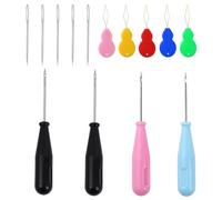 Allazone Kit per Fare Candele Fai Da Te, Supporto Stoppino Candele, Ago grande con Punta Affilata per La Realizzazione di Candele Fai Da Te, 14 PCS