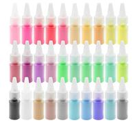 Allazone Sabbia Colorata per La Sand Art, Kit Artistico per Pittura con Sabbia per Pittura, Artigianato, Decorazioni (30 Colore, 750g)
