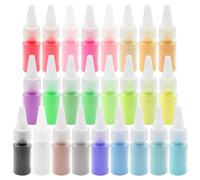 Allazone Sabbia Colorata per La Sand Art, Kit Artistico per Pittura con Sabbia per Pittura, Artigianato, Decorazioni (25 Colori Stile A, 625g)