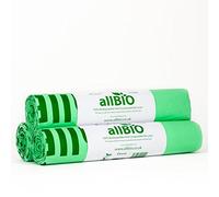 allBIO Sacchetti Compostabili da 240L per Raccolta Stradale e Giardino - Confezione da 30