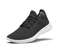 Allbirds Tree Runners - Scarpe da ginnastica da uomo, lavabili in lavatrice, realizzate con materiali naturali, Nero corvino (suola bianca), 44.5 EU