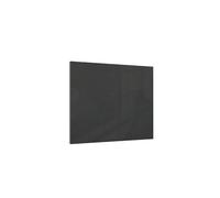 ALLboards Lavagna in vetro grigia scura magnetica 45×45 cm - senza cornice, per calamite al neodimio