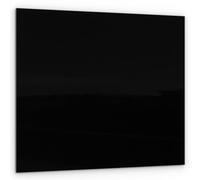 ALLboards Lavagna in Vetro Nera Magnetica 100x80cm, senza Cornice, a Muro, Per Calamite Neodimio, Vetro Temperato