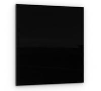 ALLboards Lavagna in Vetro Nera Magnetica 50x50cm, senza Cornice, a Muro, Per Calamite Neodimio, Vetro Temperato