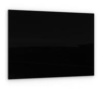 ALLboards Lavagna in Vetro Nera Magnetica 90x60cm, senza Cornice, a Muro, Per Calamite Neodimio, Vetro Temperato