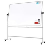 ALLboards Lavagna mobile TM Idea bifacciale girevole magnetica e cancellabile 200×120 cm - serie FLEX