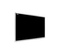 ALLboards Lavagna Nera da Gesso Magnetica con Cornice in Alluminio 300x120cm, Scrivibile con Gessetti e Pennarelli a Gesso