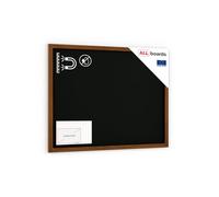 Lavagna MAGNETICA nera da gesso in cornice di legno 120x90 cm
