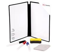 ALLboards Lavagnetta cancellabile A5, blocknotes in elegante custodia