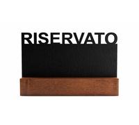 ALLboards Lavagnetta per gesso bifacciale RISERVATO FORMA DEL RISERVATO per Menu Tavolo - set 4 pezzi