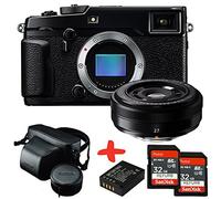 Allcam Bundle Fuji XPro2 Mirrorless Camera +XF27 27mm F2.8 Pancake Lens +Leather Case + 2xSandisk 32GB Ultra + Spare Battery